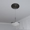 Ekena Millwork Cole PVC Ceiling Medallion (Fits Canopies up to 4 1/2"), Metallic Charcoal, 16"OD x 3 1/2"ID x 1"P CMP16COCCH - alternate 9